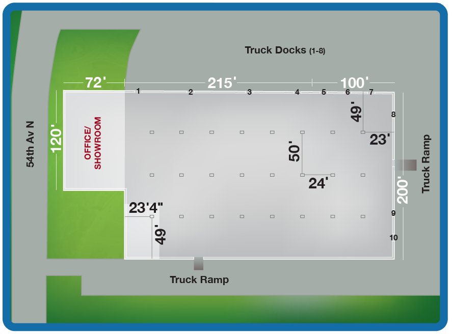 640 54th ave facility map